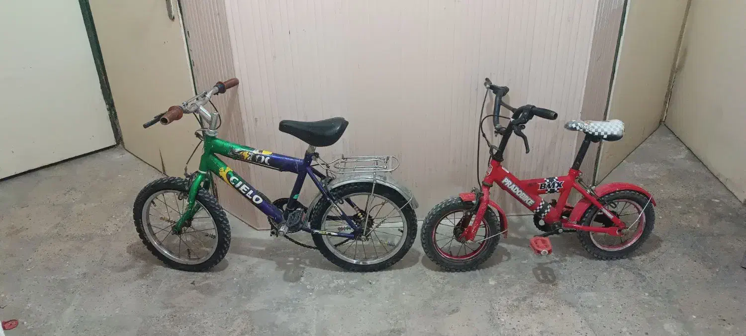 دو عدد دوچرخه کارکرده به سایز ۱۲و۱۶|دوچرخه، اسکیت، اسکوتر|ری, ملکآباد|دیوار