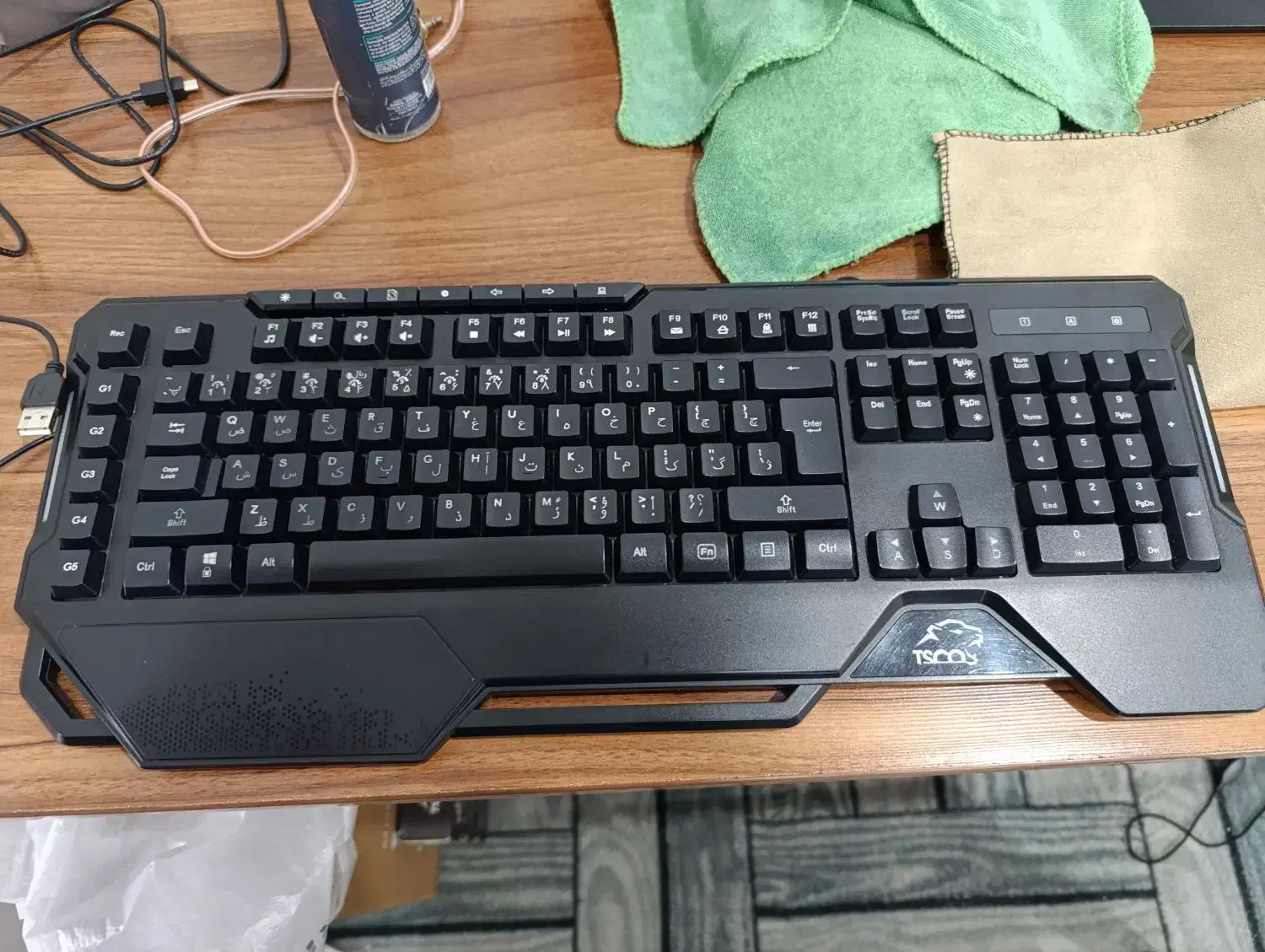 کیبرد گیمینگ تسکو فول آرجی بی|قطعات و لوازم جانبی رایانه|رودسر, |دیوار