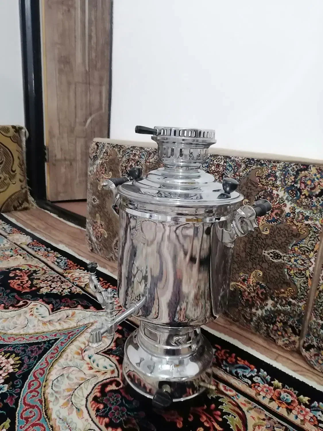 سماور گازی قدیمی|سماور، چای‌ساز، قهوه‌ساز|محمدیه-قزوین, |دیوار