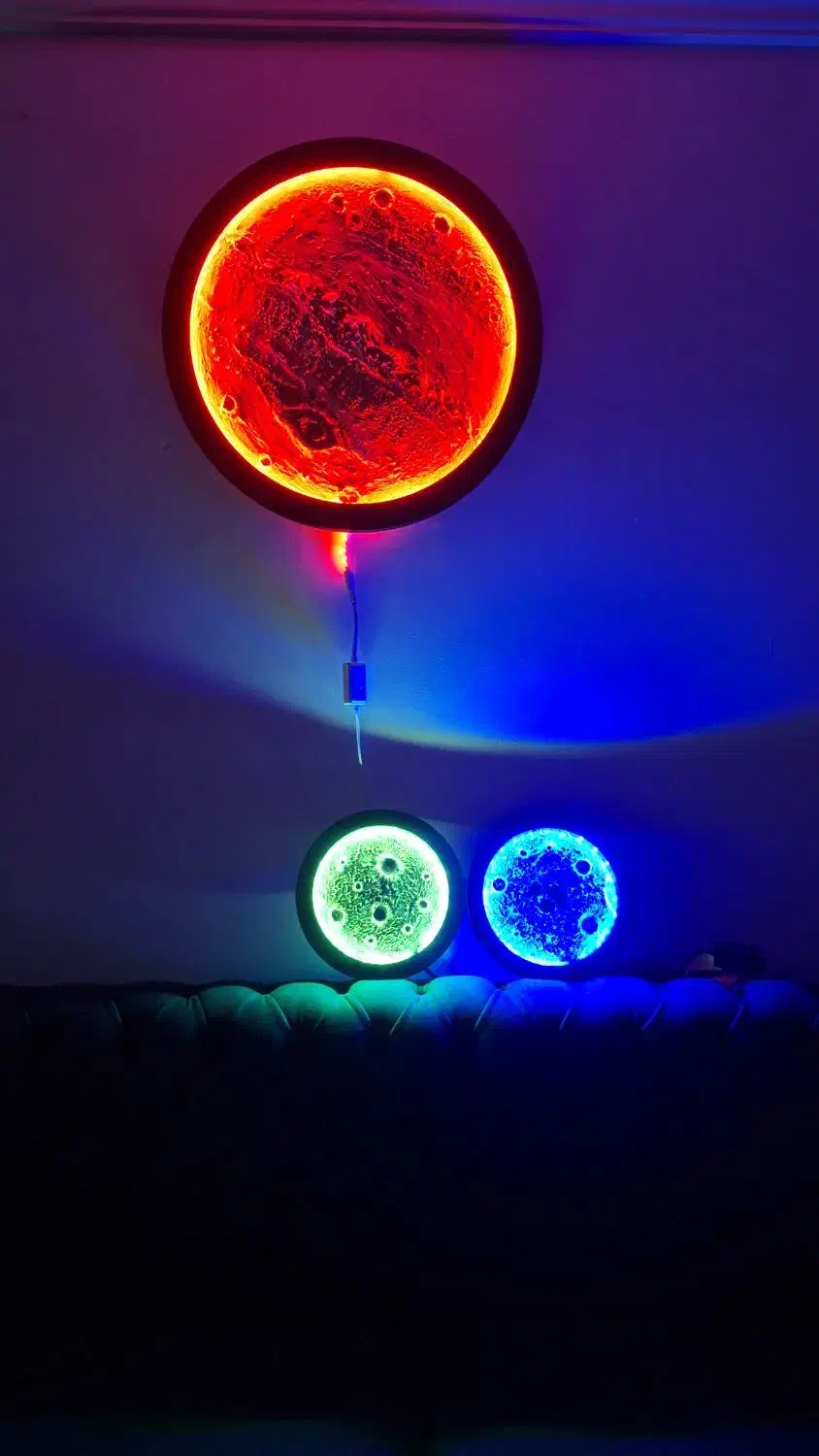 تابلو ماه،مذهبی،و تابلو سیاره مشتری|تابلو، نقاشی، عکس|تهران, خانی آباد نو شمالی|دیوار