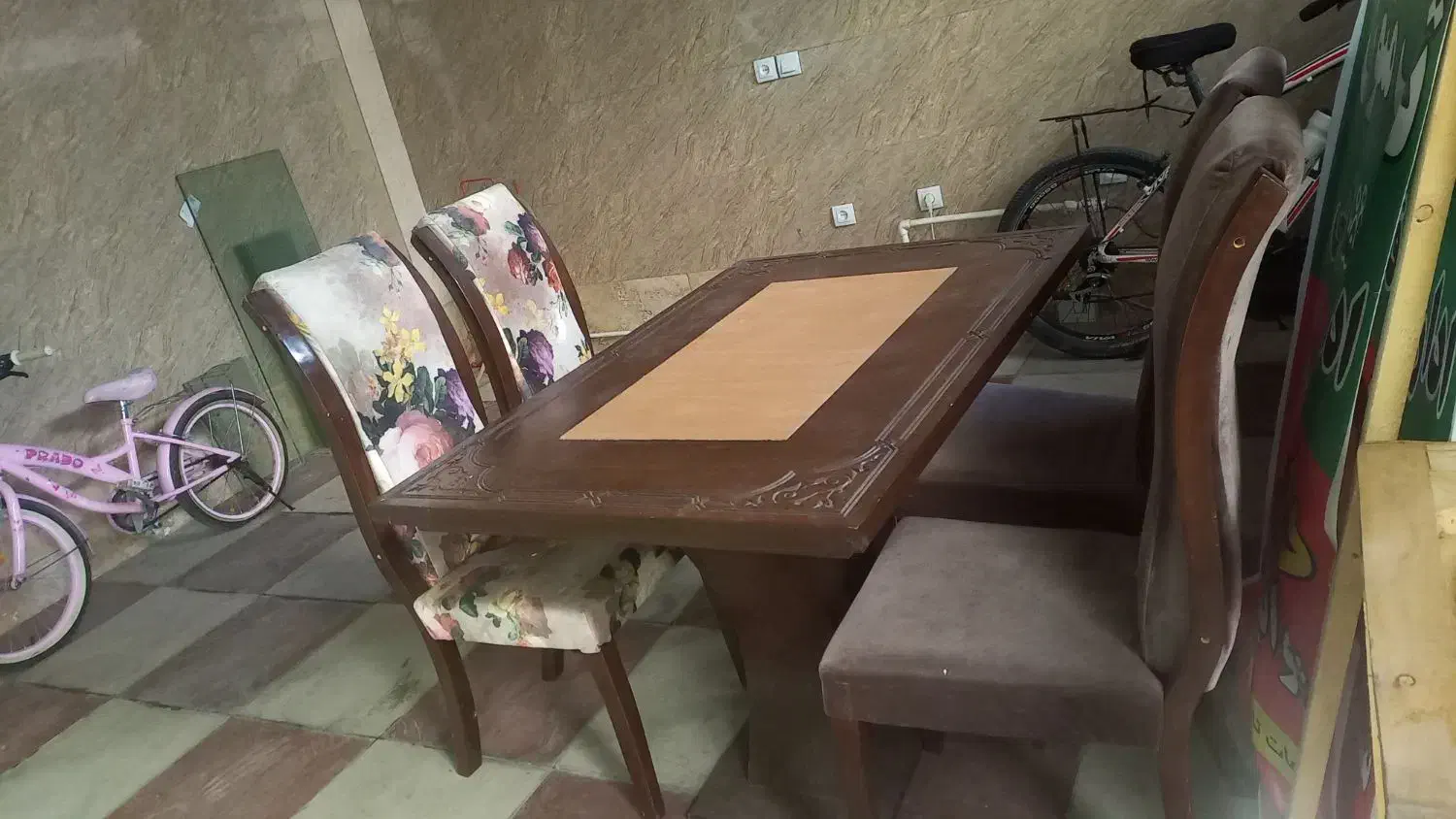 میز ناهارخوری|میز و صندلی غذاخوری|آبیک, |دیوار