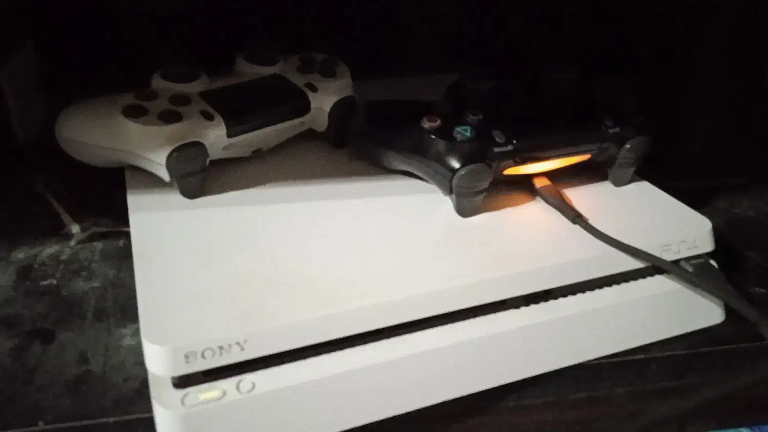 ps4 سفید اسلیم ۵۰۰ گیگ + هارد ۵۰۰ گیگ|کنسول، بازی ویدئویی و آنلاین|بندرعباس, |دیوار