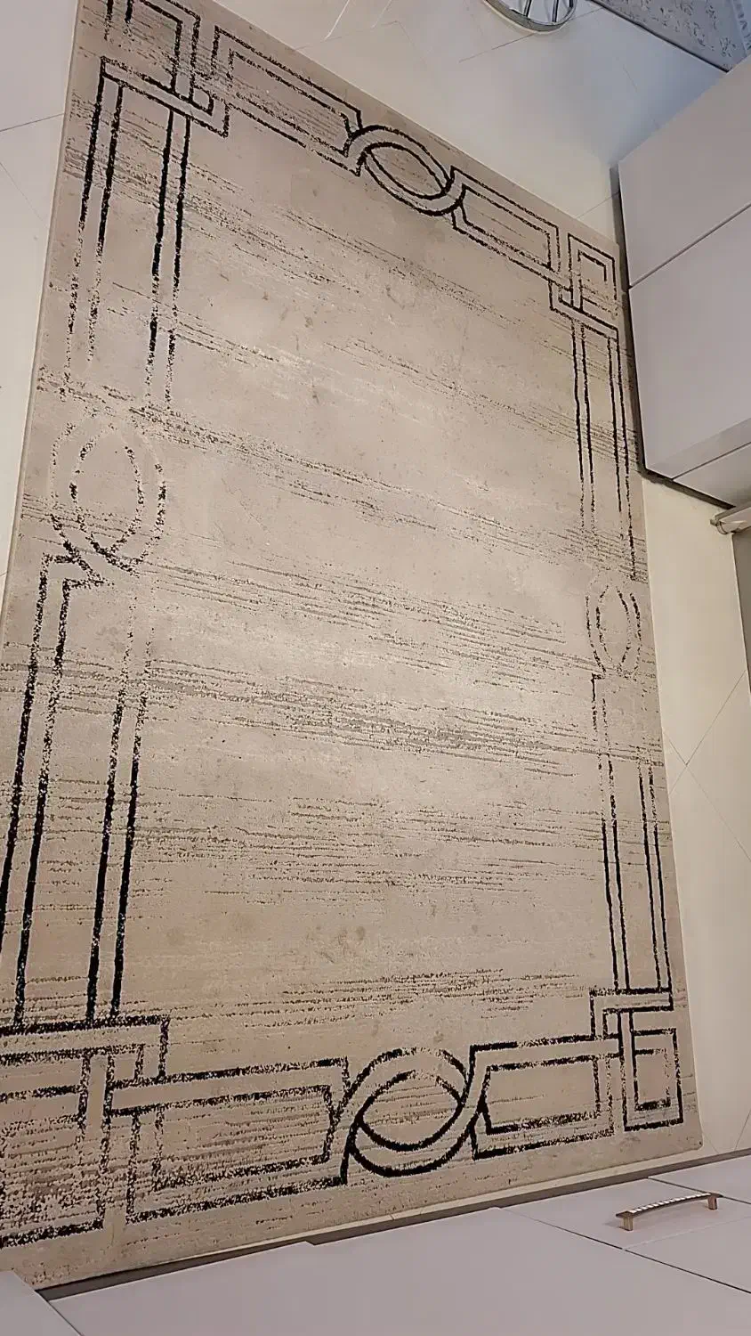 فرش فانتزی ۴ متری طوسی|فرش|پردیس, فاز ۴|دیوار