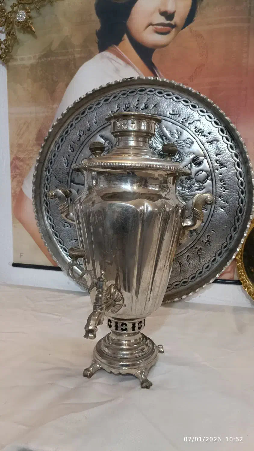 سماور طرح روس|سماور، چای‌ساز، قهوه‌ساز|آذرشهر, |دیوار