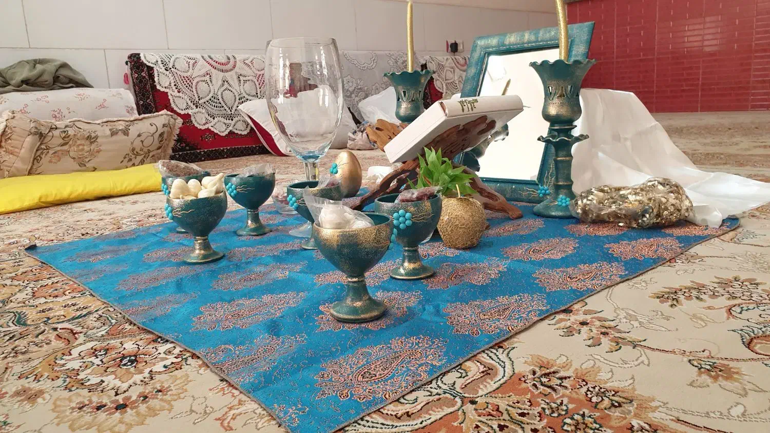 سفره هفت سین|صنایع دستی و سایر لوازم تزئینی|شیراز, میانرود|دیوار
