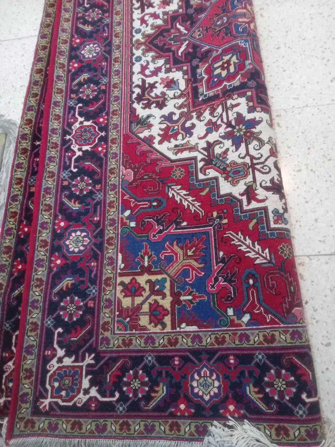 یم جفت فرش ۶متری هریس تاجری|فرش|تبریز, |دیوار