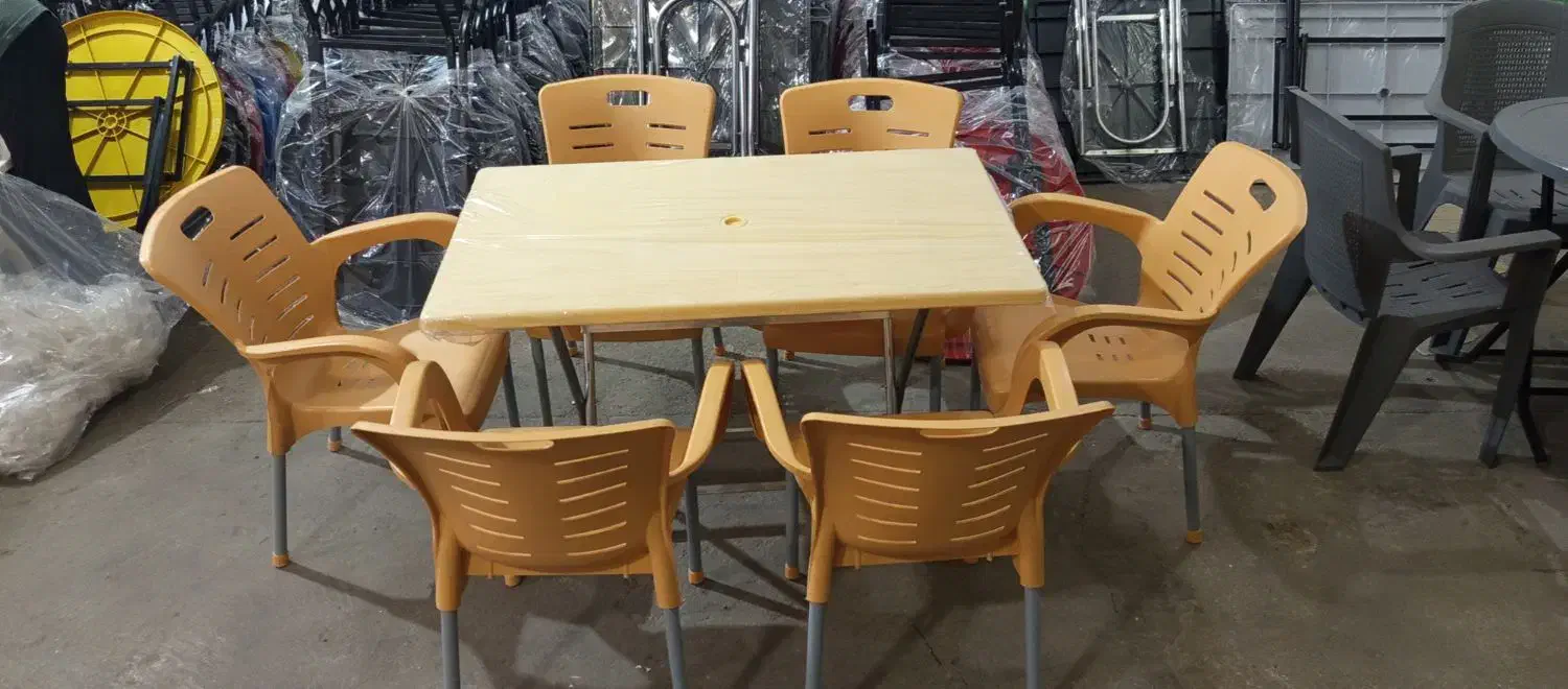 صندلی پلاستیکی طرح 6 خط پایه فلزی|صندلی و نیمکت|اهواز, ناحیه صنعتی کارون|دیوار