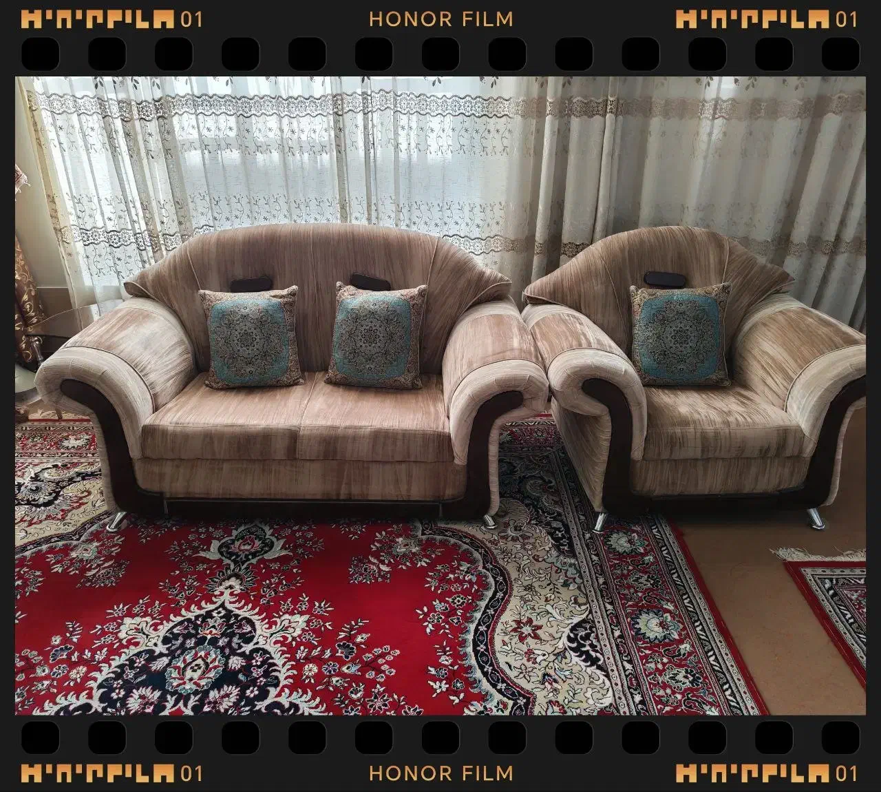 سرویس مبل ۷نفره|مبلمان خانگی و میز عسلی|کازرون, |دیوار