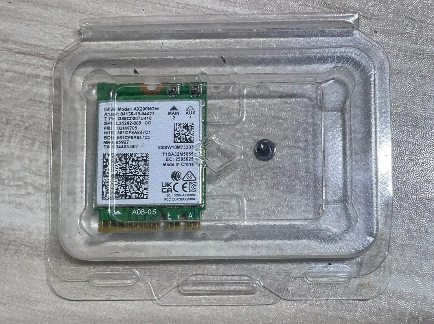کارت شبکه بسیار کمیاب intel ax200|مودم و تجهیزات شبکه|رشت, گلباغ نماز|دیوار