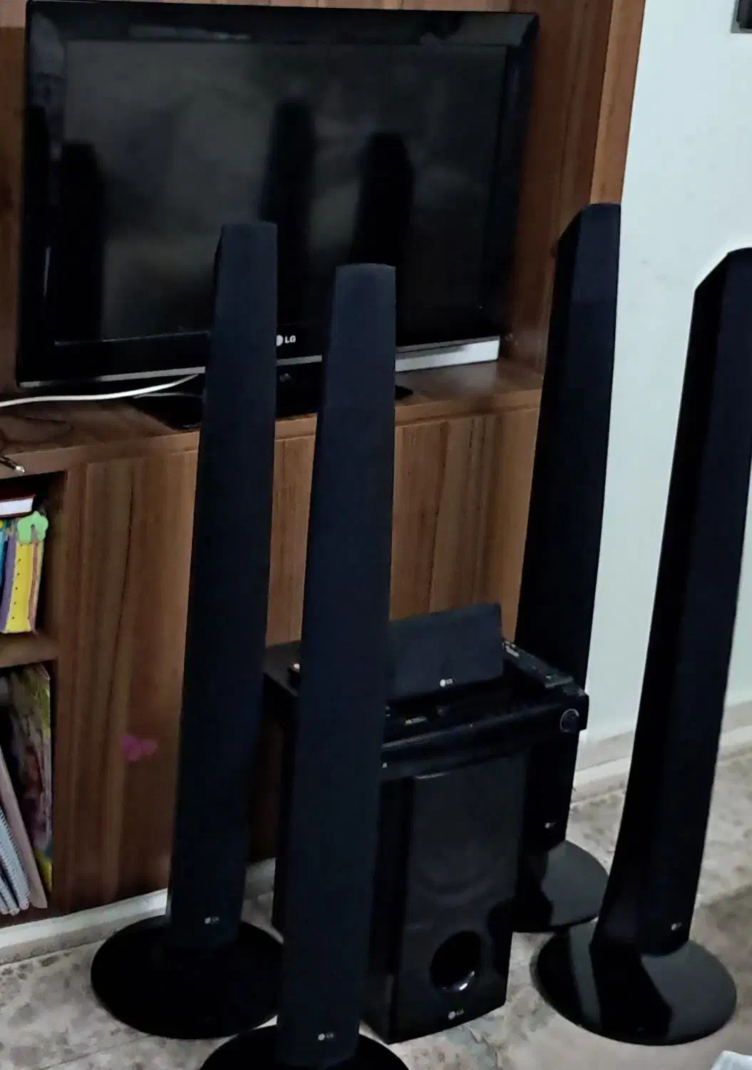 فروش تلویزیون ال جی و سینما خانگی سالم|سیستم صوتی خانگی|تهران, مدائن|دیوار