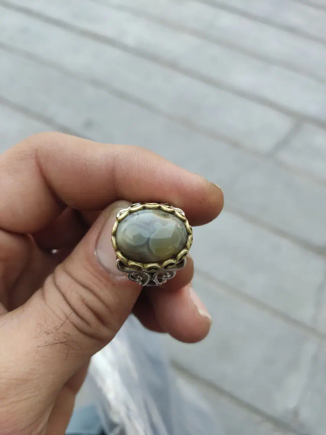 انگشتر نقره عیون ابلیس|جواهرات|بهارستان, |دیوار