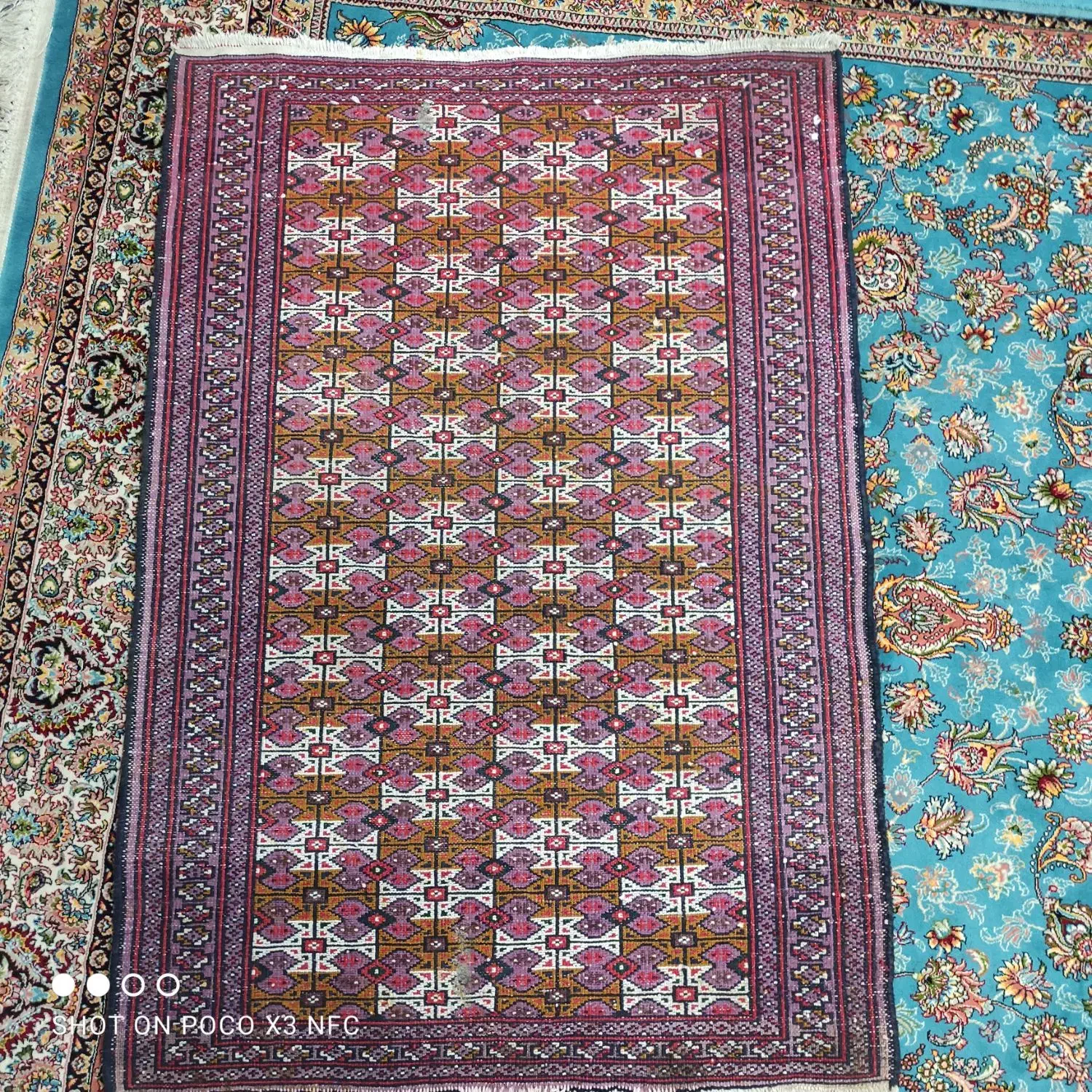 قالیچه ی دست بافت قدیمی|فرش|گرگان, |دیوار