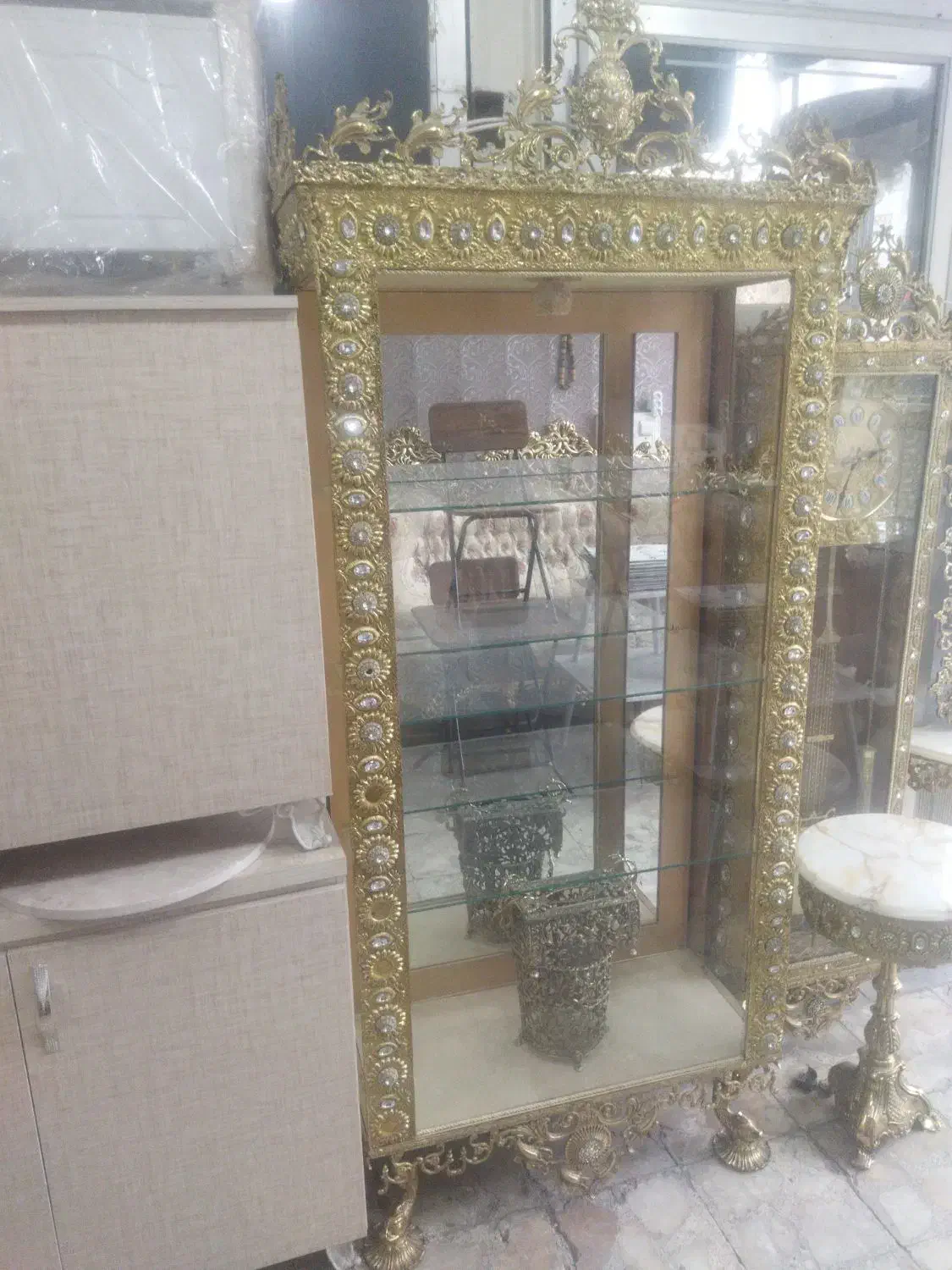 بوفه برنزی|بوفه، ویترین، کنسول|میاندوآب, |دیوار