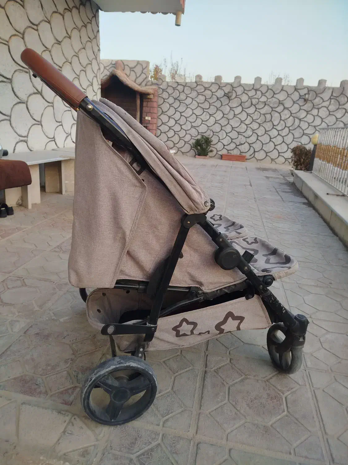 کالسکه دو قلویی خارجی برند پاترینو|کالسکه و لوازم جانبی|خمینی‌شهر, |دیوار