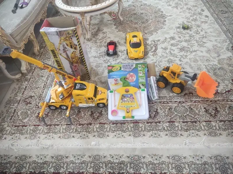 اسباب بازی جرثقیل لودر سوپر گراف ماشین اسباب بازی|اسباببازی|تربتحیدریه, قائم|دیوار