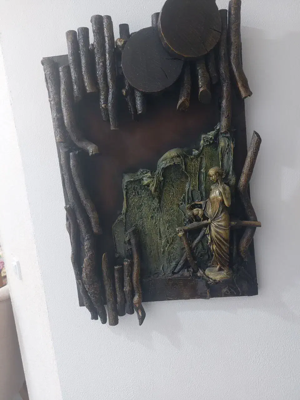 تابلو بزرگ کار دست|تابلو، نقاشی، عکس|کیش, |دیوار