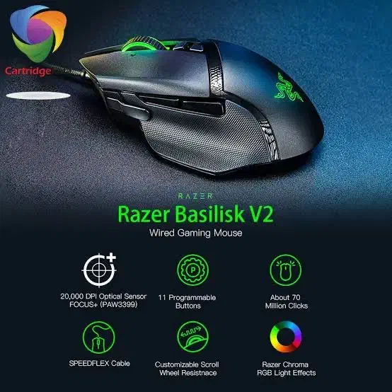 ماوس گیمینگ ریزر مدل Basilisk V2|قطعات و لوازم جانبی رایانه|تهران, امیرآباد|دیوار