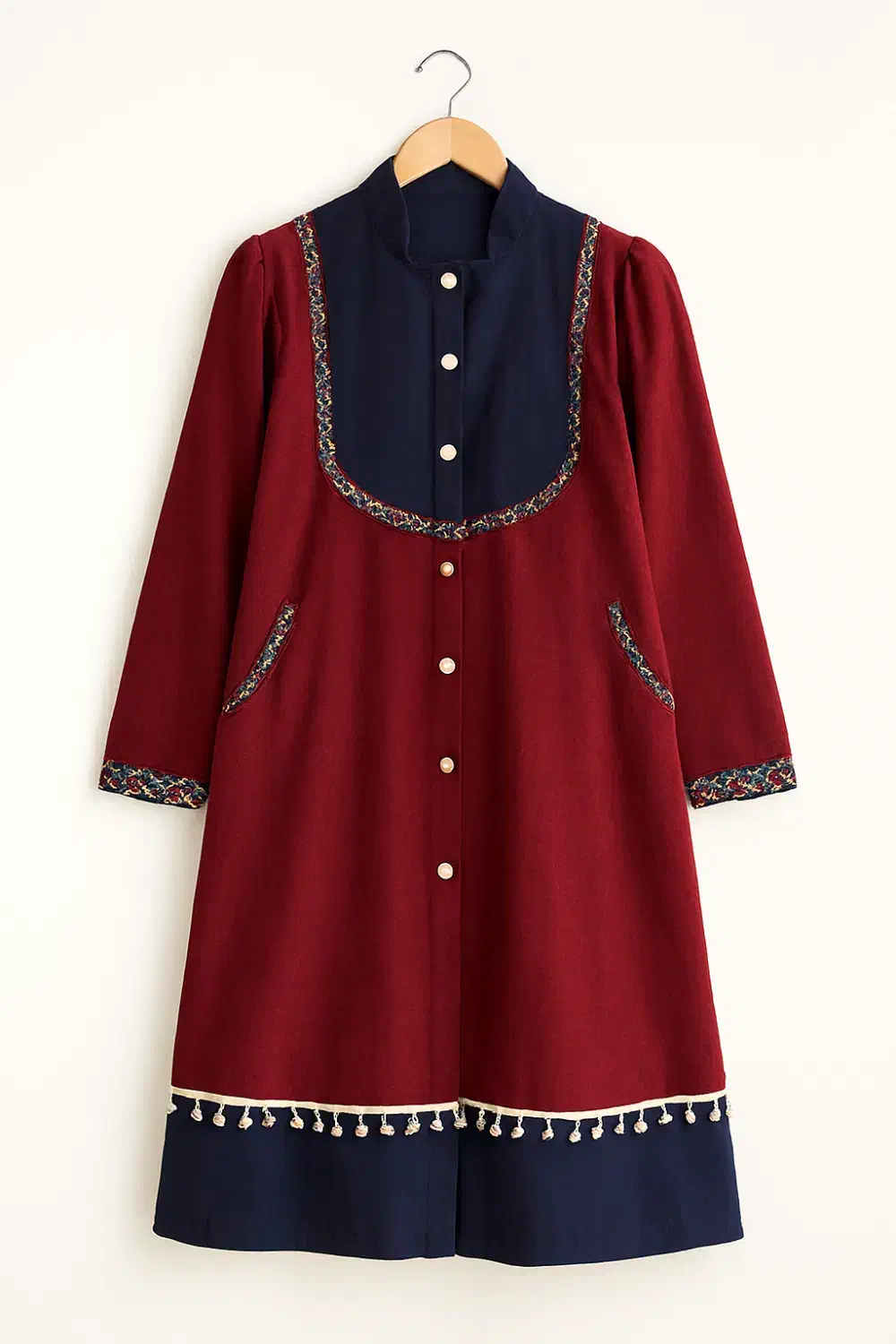 مانتو پاییزه دخترانه سنتی هنری|لباس|رشت, فلسطین|دیوار