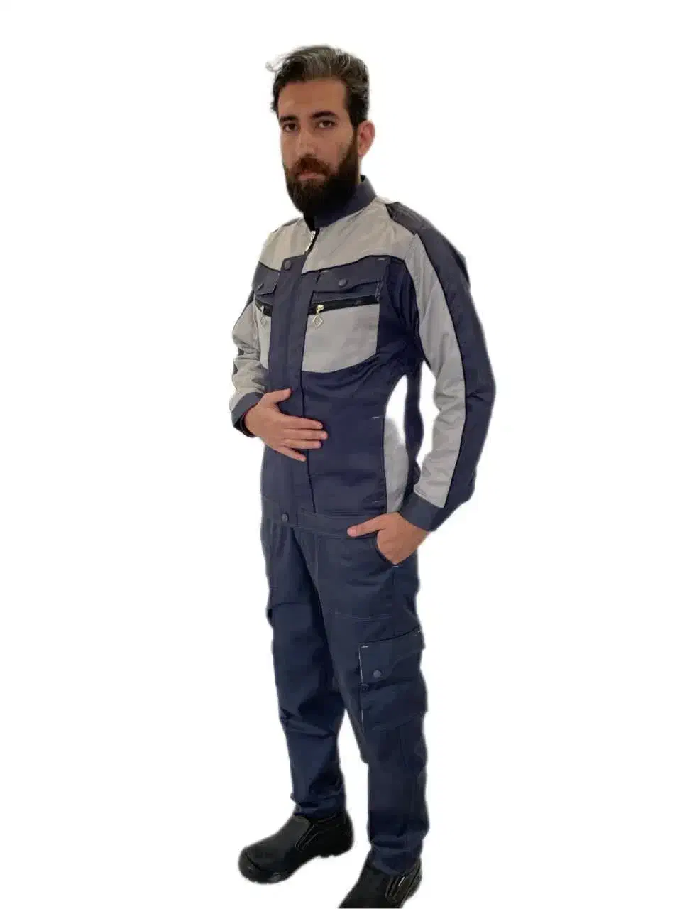 لباس کار صنعتی مدل ایکات (طوسی ، استخوانی)|لباس|مشهد, کلاهدوز|دیوار