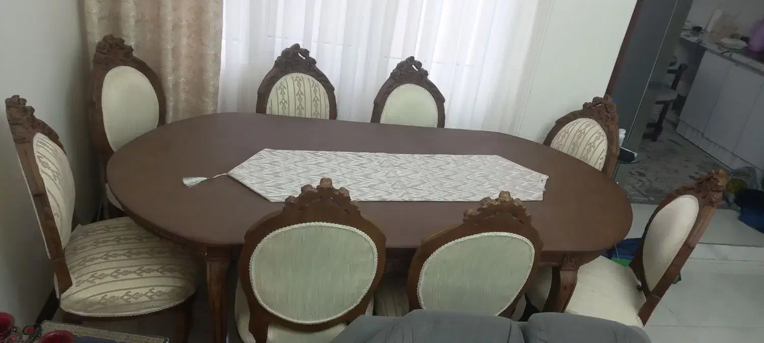 میزناهارخوری ۸ نفره|میز و صندلی غذاخوری|تهران, سازمان برنامه جنوبی|دیوار