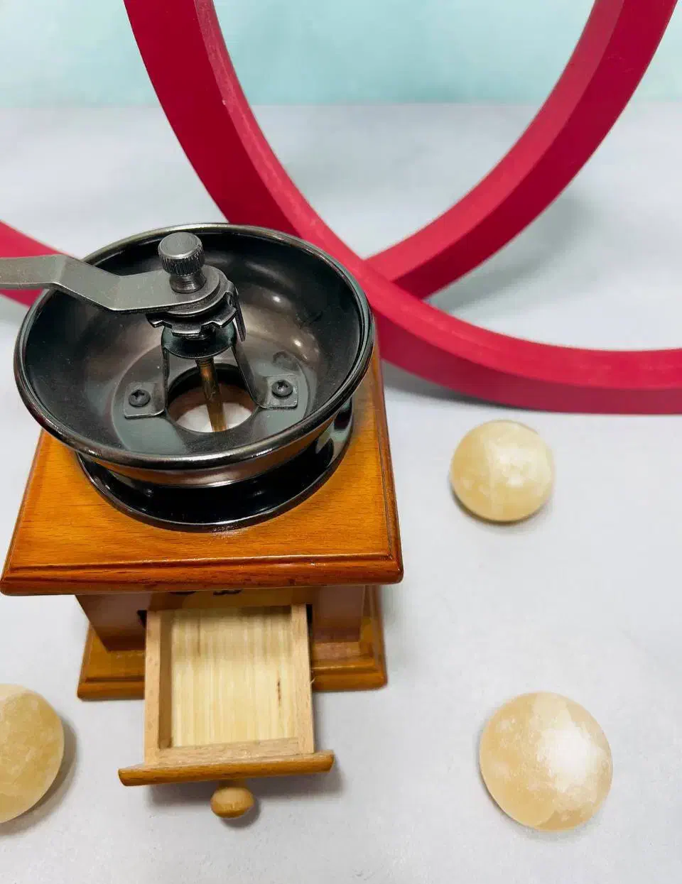 آسیاب قهوه چوبی تیغه سرامیک خردکن قهوه اسپرسو|سماور، چای‌ساز، قهوه‌ساز|مشهد, چهنو|دیوار