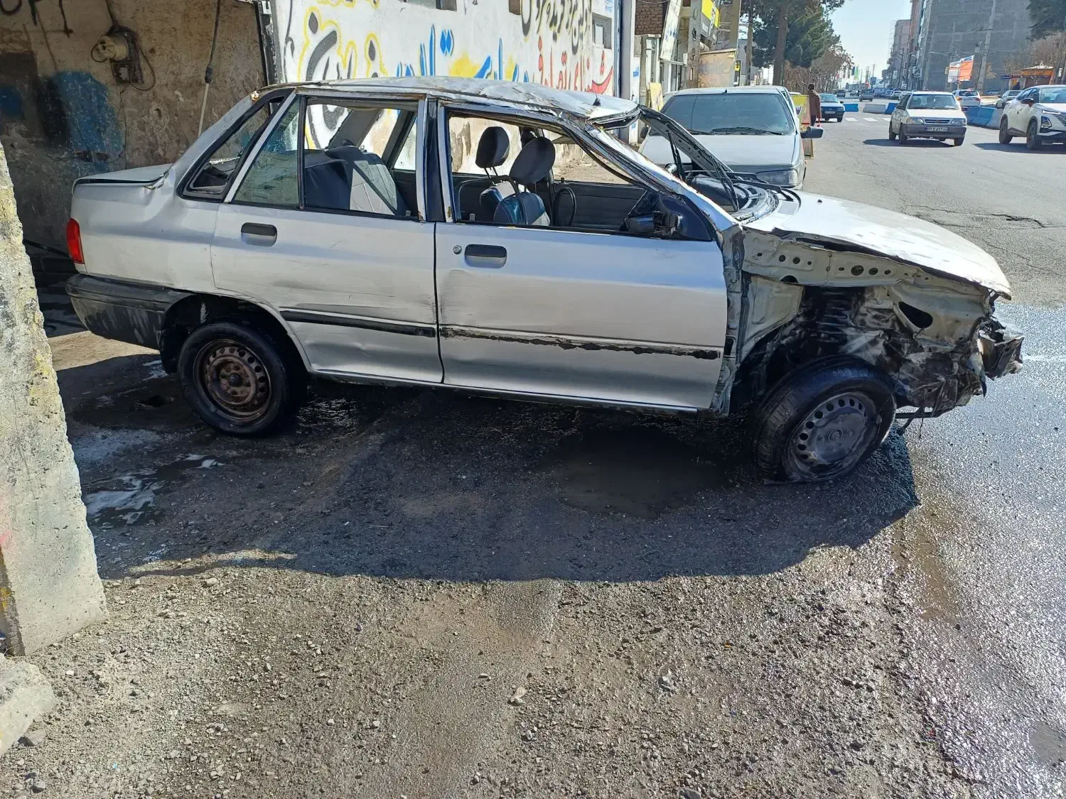 پراید 131 مدل ۱۳۸۷ تصادفی ، بنزینی|خودرو سواری و وانت|رباطکریم, رباطکریم|دیوار