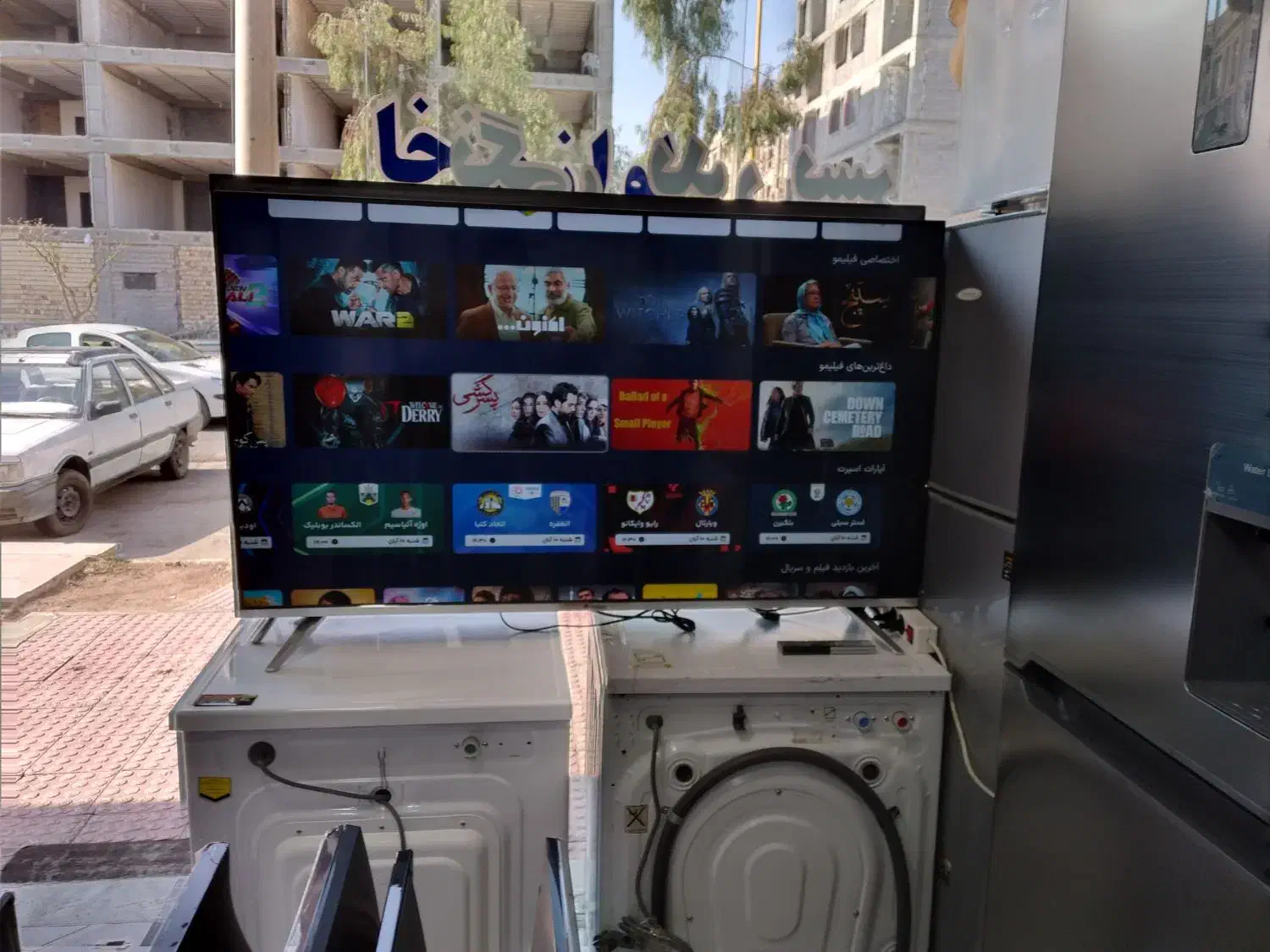 ال ای دی ۵۵ اینچ اسنوا اسمارت اندورید 4k نمایشگاهی|تلویزیون و پروژکتور|پرند, فاز ۲|دیوار