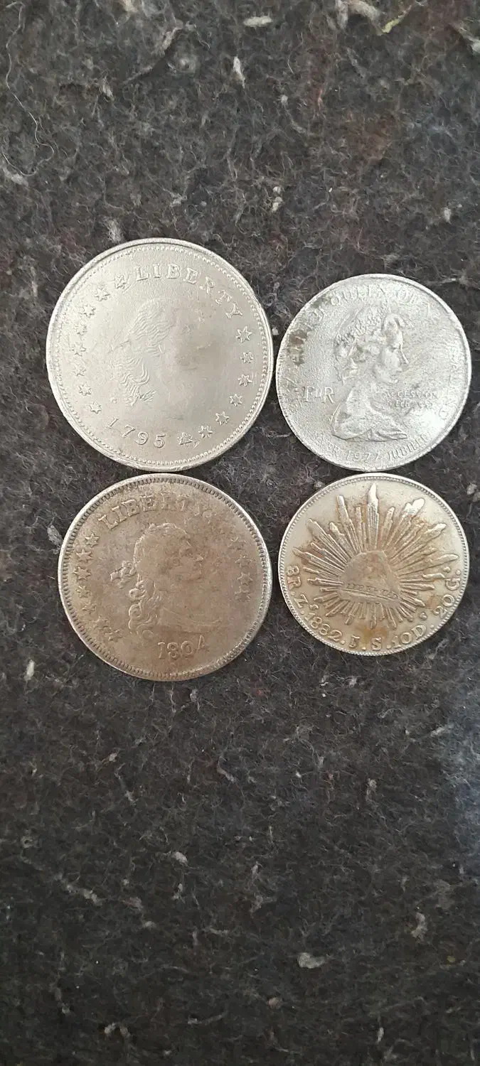 ۴عددسکه قدیمی فروشی|کلکسیون سکه، تمبر، اسکناس|کرمانشاه, |دیوار