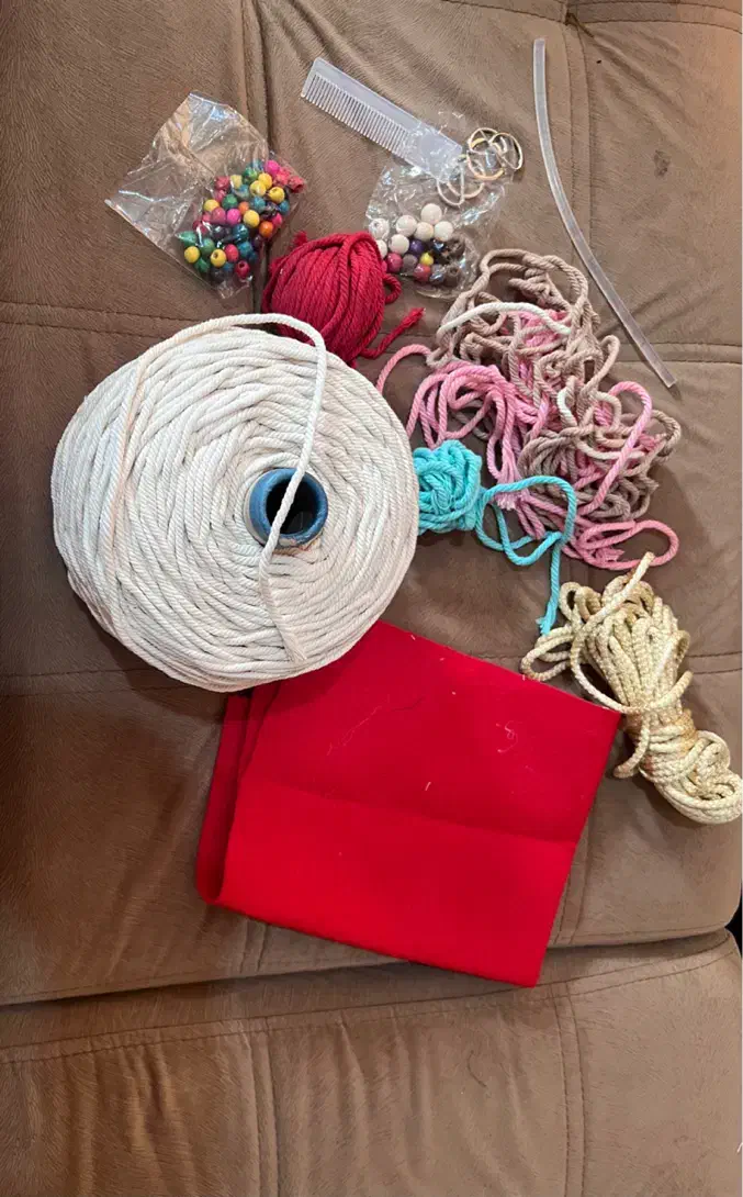 وسایل مکرومه بافی|لوازم خیاطی و بافتنی|کیش, |دیوار