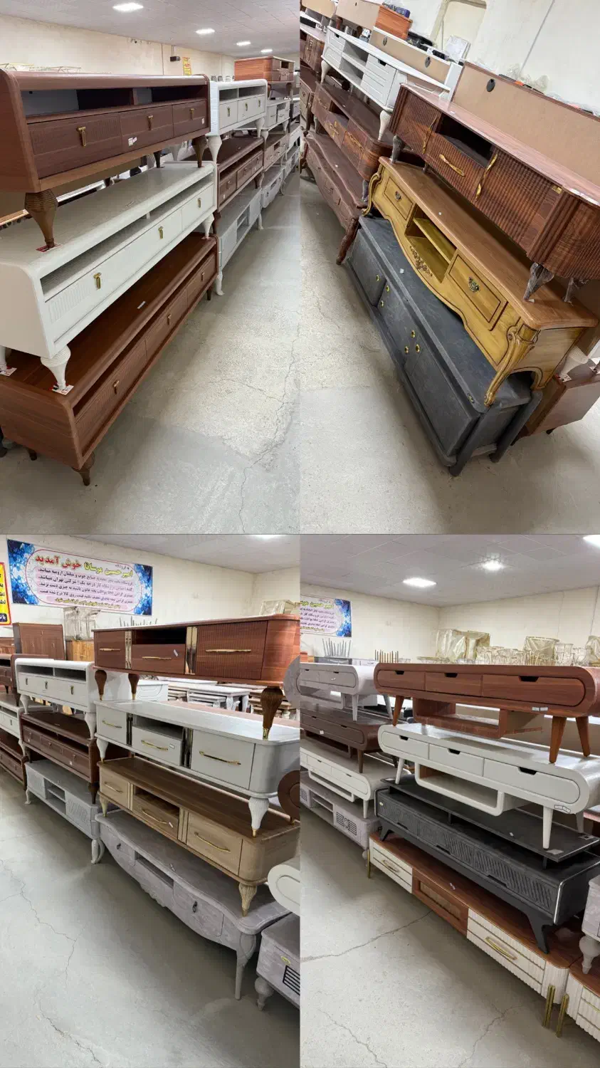 آینه کنسول الین پایه چوب راش|بوفه، ویترین، کنسول|ارومیه, |دیوار