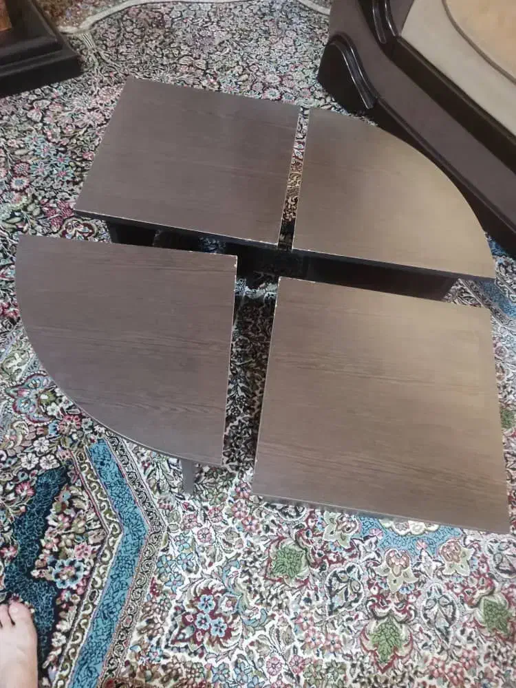 میز جلو مبلی یک میز بزرگ و 4 عدد میز عسلی|مبلمان خانگی و میز عسلی|کرمان, |دیوار