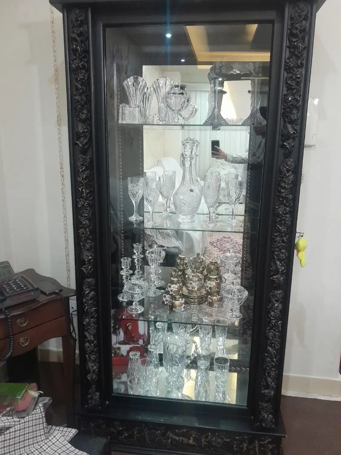 بوفه چوبی طرح هخامنشی|بوفه، ویترین، کنسول|تبریز, |دیوار