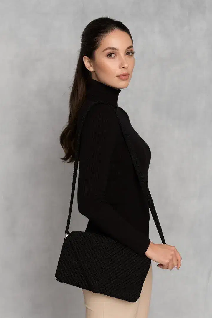 کیف دستباف مکرومه شیک|کیف، کفش، کمربند|اصفهان, بوزان|دیوار