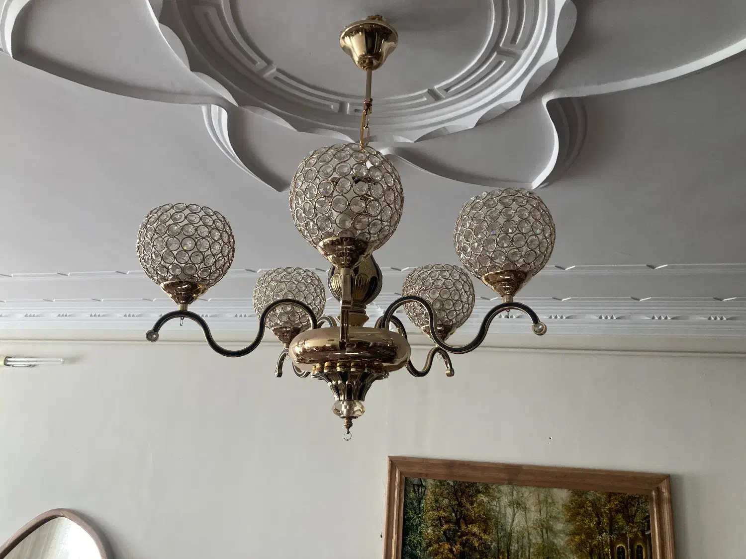 لوستر|لوستر و چراغ آویز|رفسنجان, |دیوار