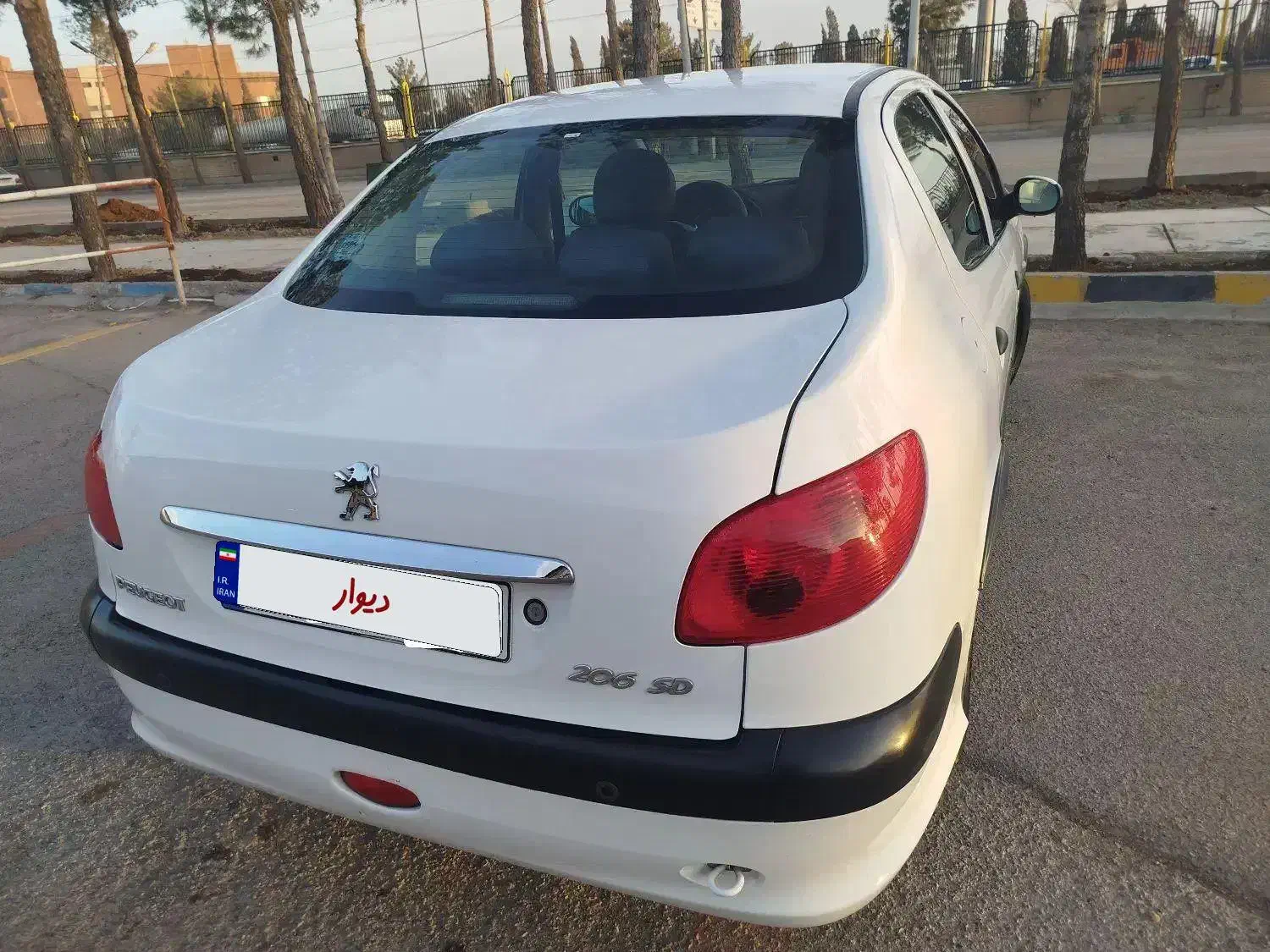 پژو ۲۰۶ tu5 sd|خودرو سواری و وانت|اصفهان, باغ فدک|دیوار