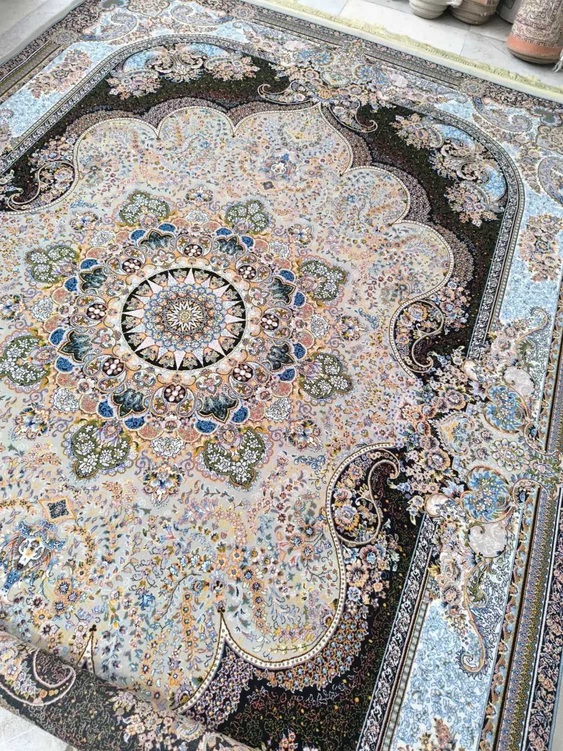 دوتخته فرش دونیم سو نیم 700شانه2550بدون ایراد|فرش|بوکان, |دیوار