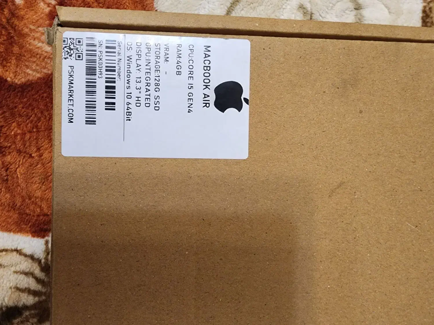 مک بوک ایر،در حد نو،|رایانه همراه|تبریز, |دیوار