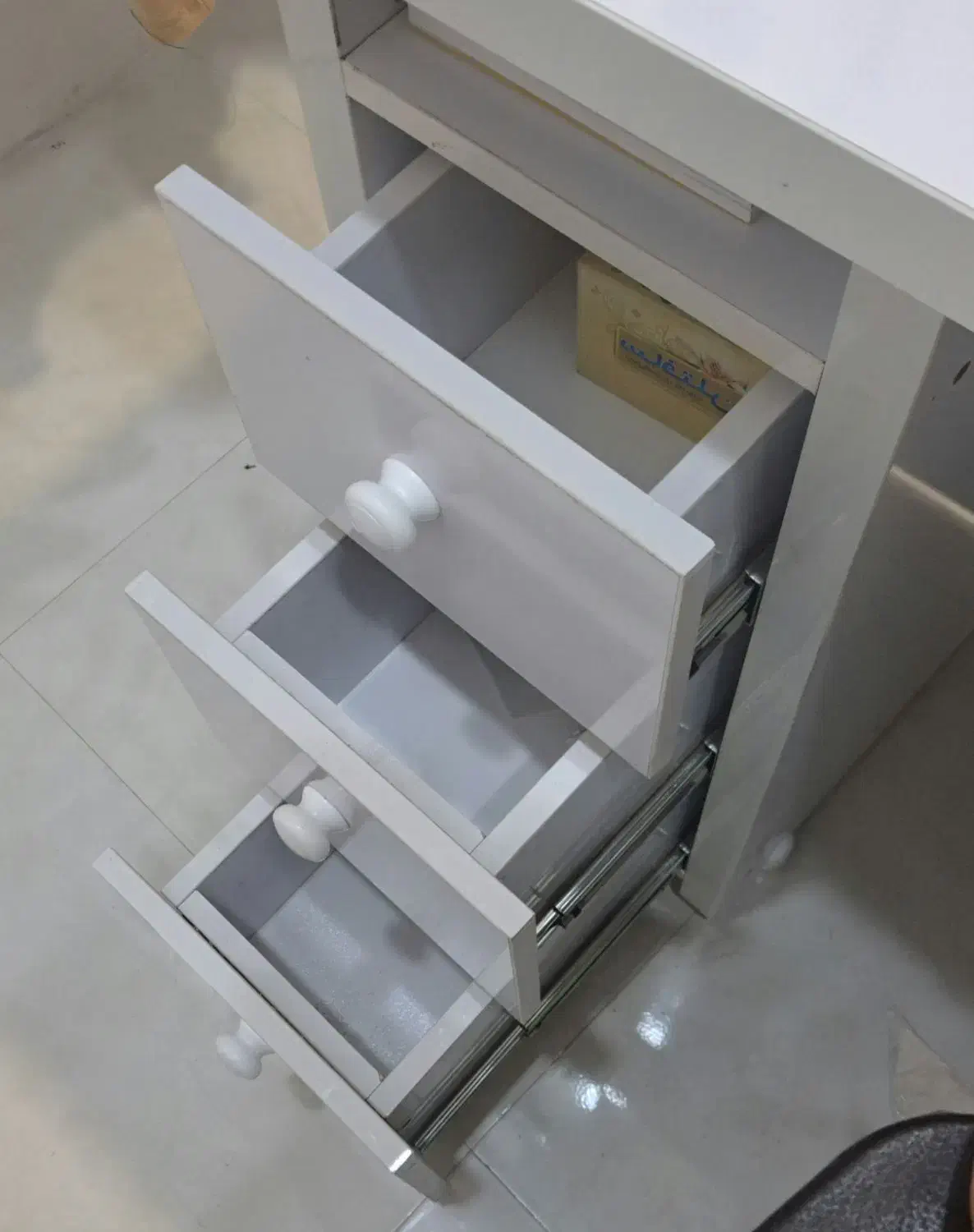 میز mdf مناسب برای مطالعه مغازه  اداره دارای ۳ کشو|میز تحریر و کامپیوتر|ایلام, |دیوار