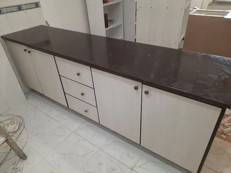 کابینت تمام MDF دست دوم با سینک و شیر آب|مصالح و تجهیزات ساختمان|ملایر, |دیوار