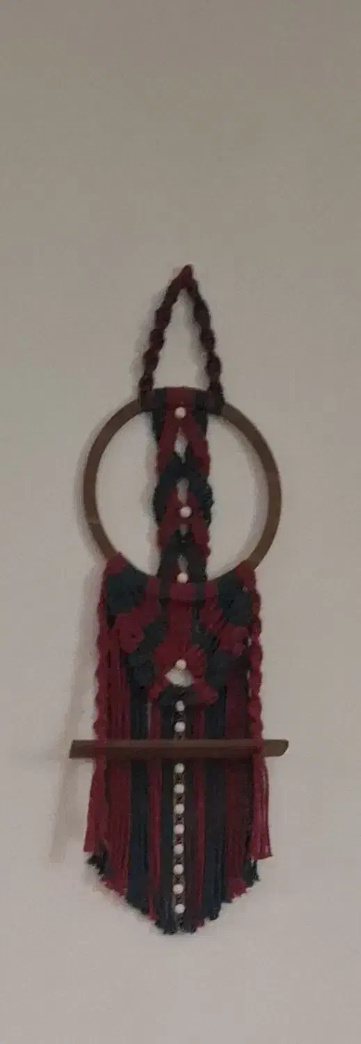 دیوارکوب مکرومه|صنایع دستی و سایر لوازم تزئینی|بروجرد, |دیوار