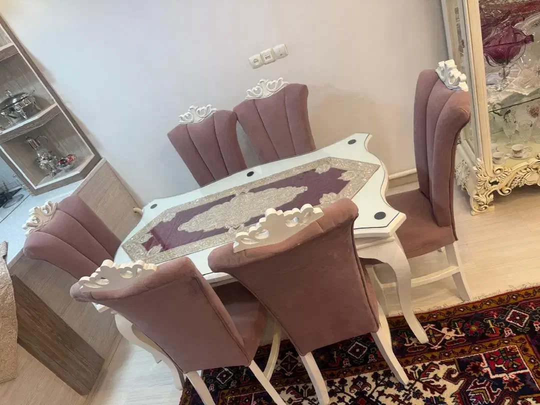 ناهارخوری 6 نفره|میز و صندلی غذاخوری|ممقان, |دیوار