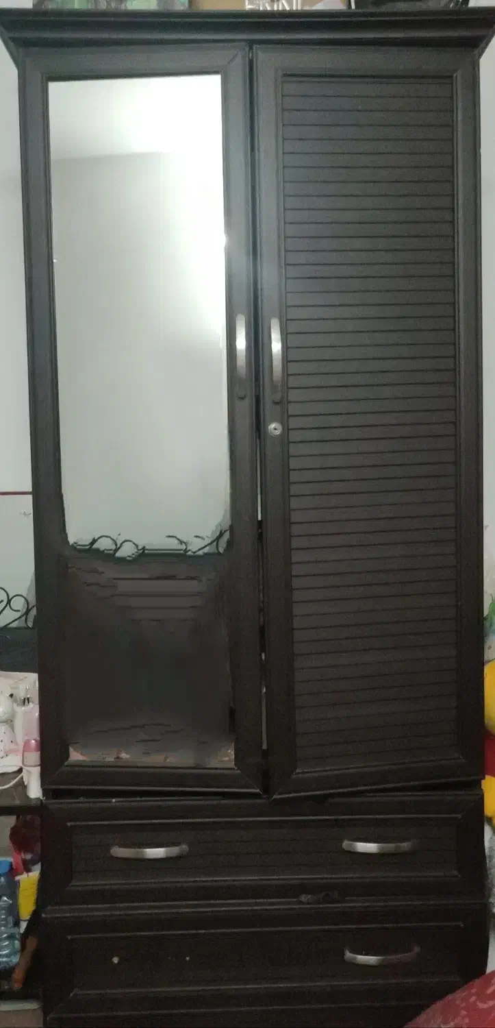 کمد آینه دار دو طرفه و دراور آینه دار|جاکفشی، کمد، دراور|لاهیجان, شهید آوینی|دیوار