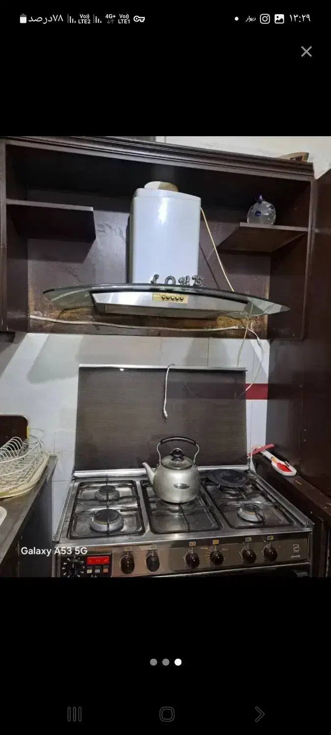 کابینت دست دوم فلز درب ام دی اف|مصالح و تجهیزات ساختمان|صدرا-فارس, فاز ۱|دیوار