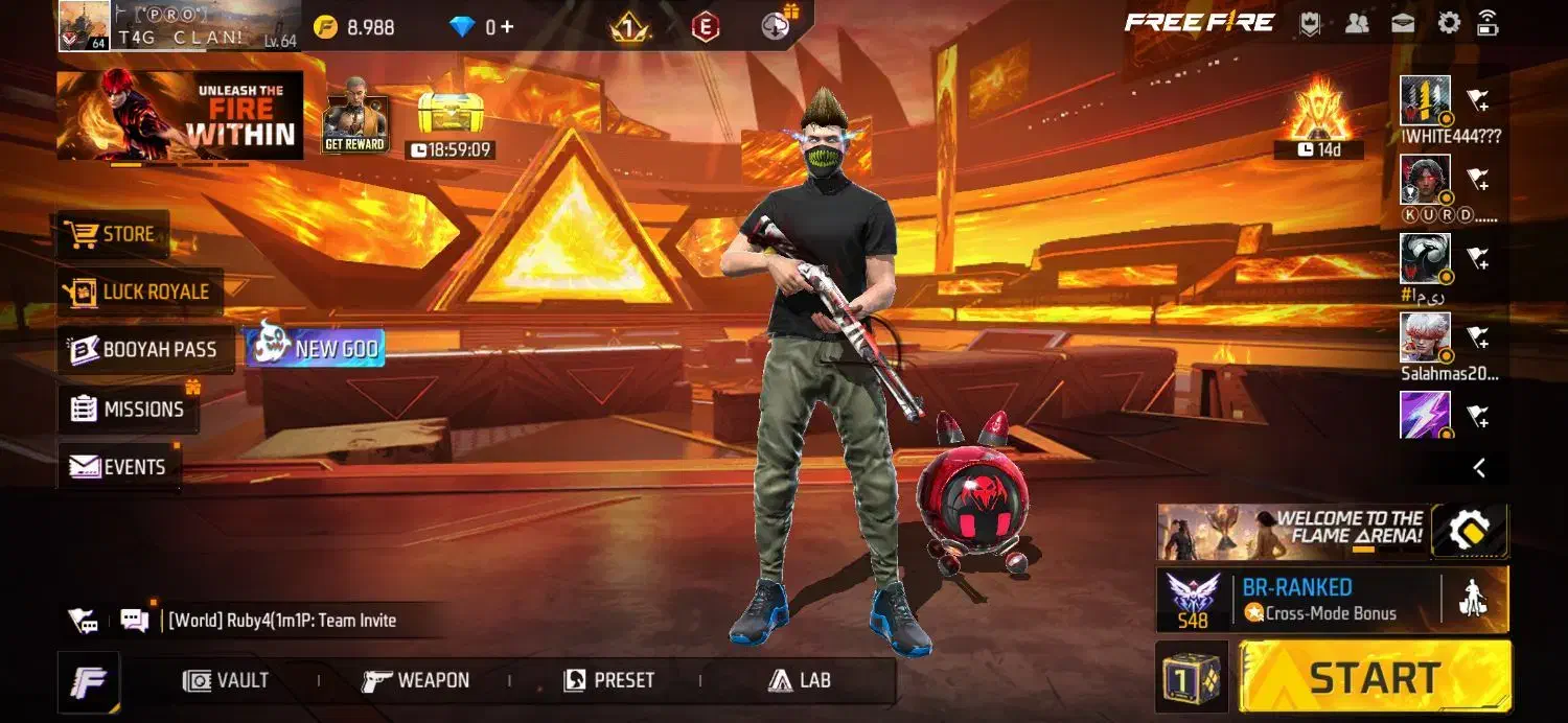 فری فایر طاق و فروش|کنسول، بازی ویدئویی و آنلاین|گرگان, |دیوار