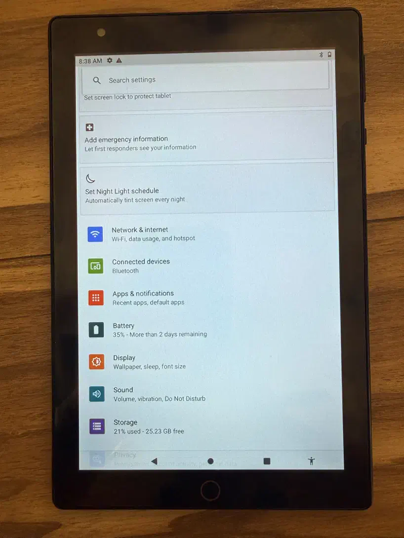 تبلت مدل T806|تبلت|شیراز, تپه تلویزیون|دیوار