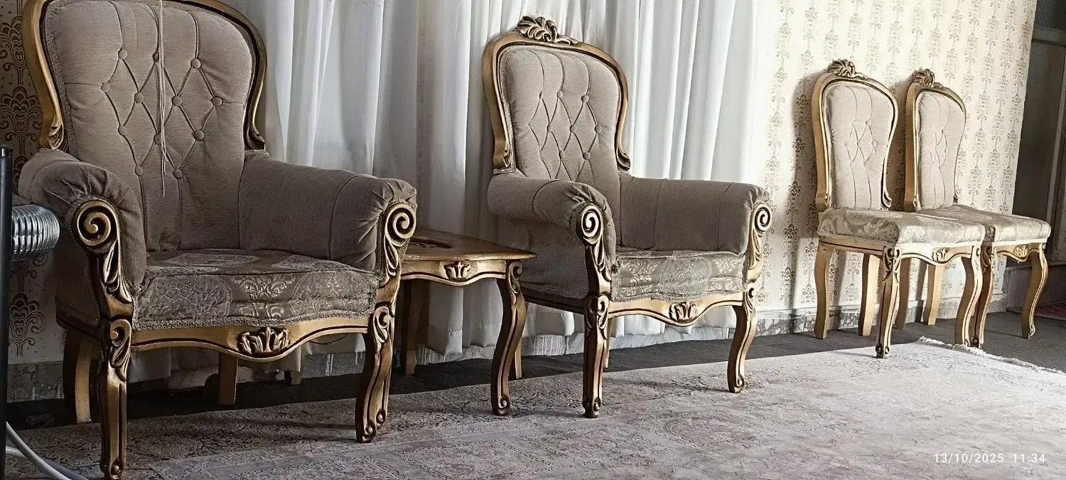 مبل سلطنتی سالم|مبلمان خانگی و میز عسلی|مشهد, کوی المهدی|دیوار