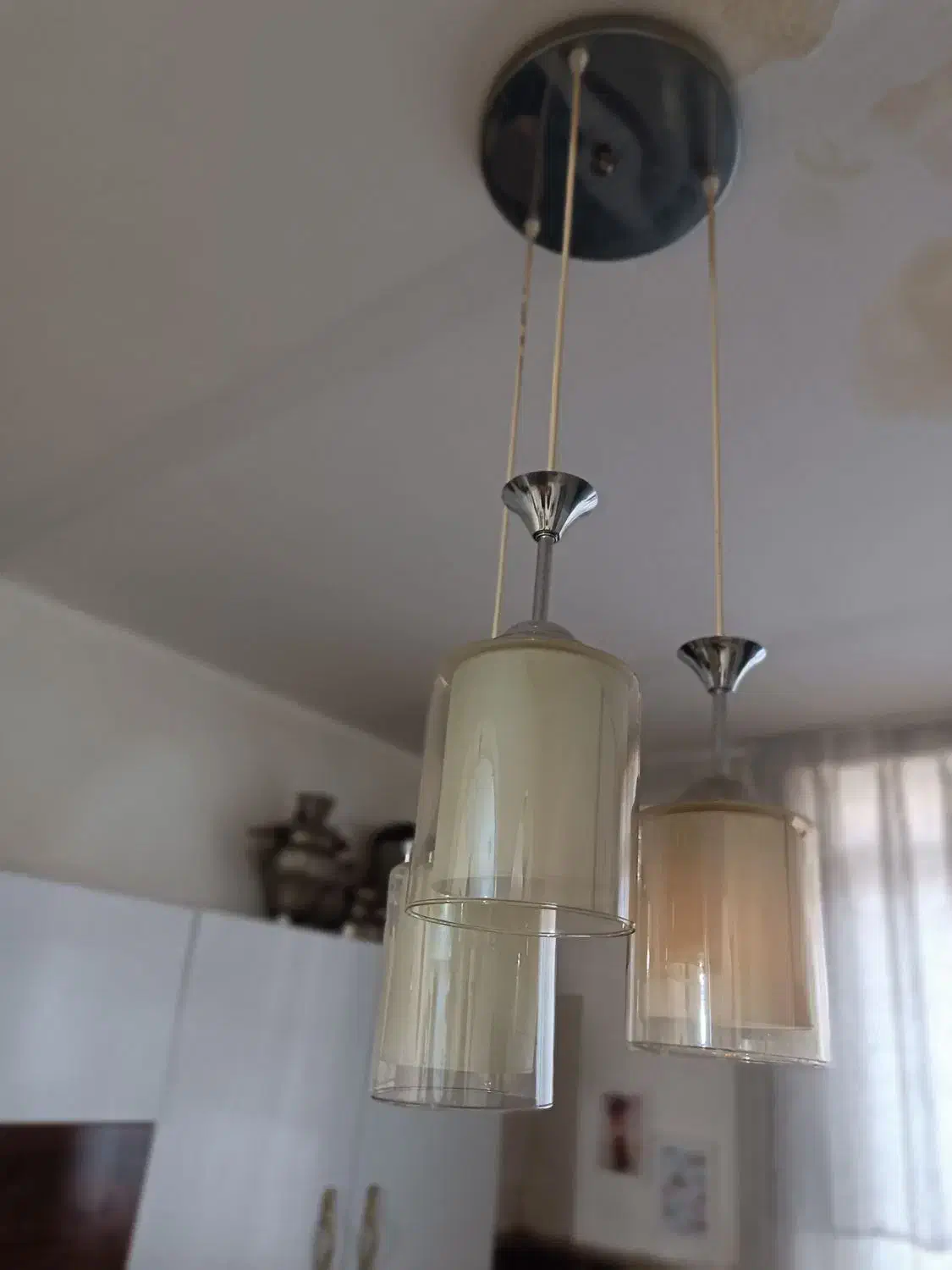 آویز سه شعله و تک|لوستر و چراغ آویز|مشهد, گلبرگ شمالی|دیوار