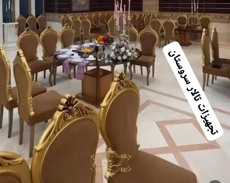 صندلی فلزی تالار و رستوران|میز و صندلی غذاخوری|ماهدشت, |دیوار