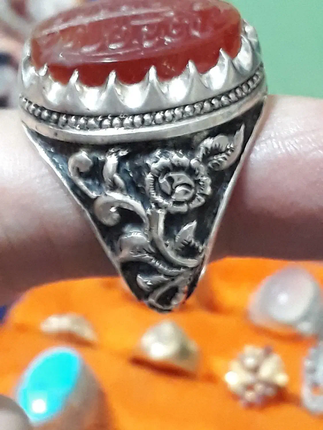 ۲تاعقیق یمن.صفوی کهنه.قلم۳بعدی|جواهرات|اراک, |دیوار