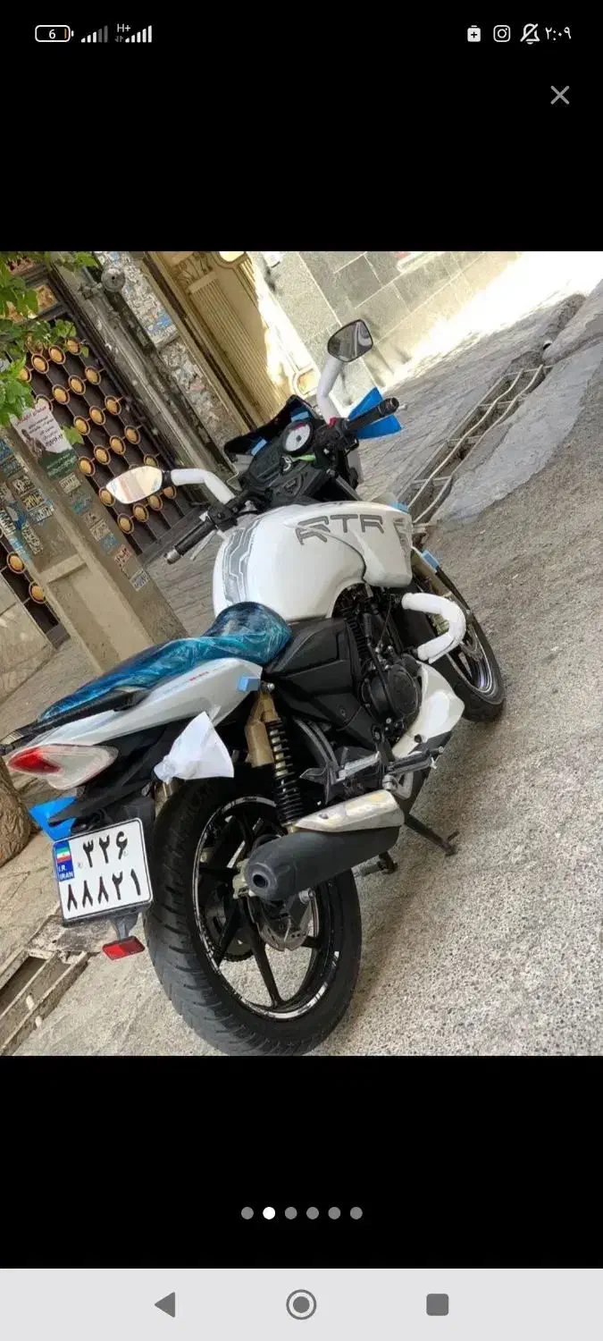 آپاچی 180مدل 95|موتورسیکلت|باغستان, |دیوار